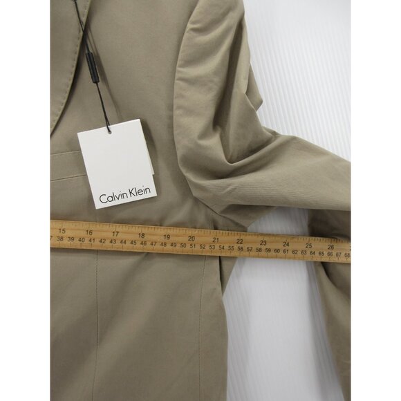 Calvin Klein Sport Coat 42 Tan Blazer Slim Fit Business Canvas NEW - Picture 5 of 15